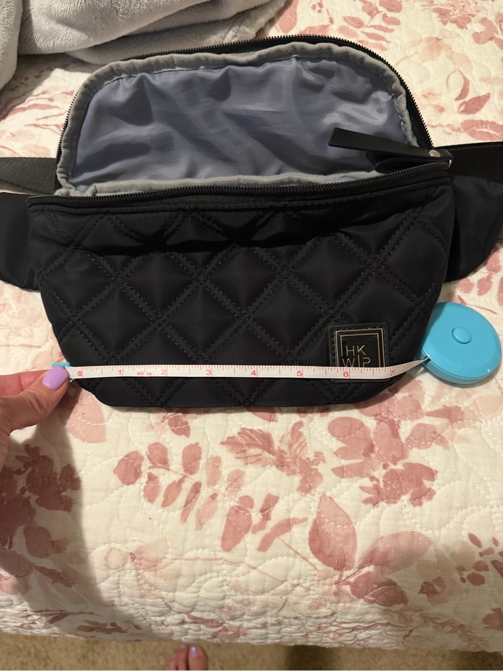 IHKWIP Quilted Black Crossbody Bag Set - Picture 5 of 9